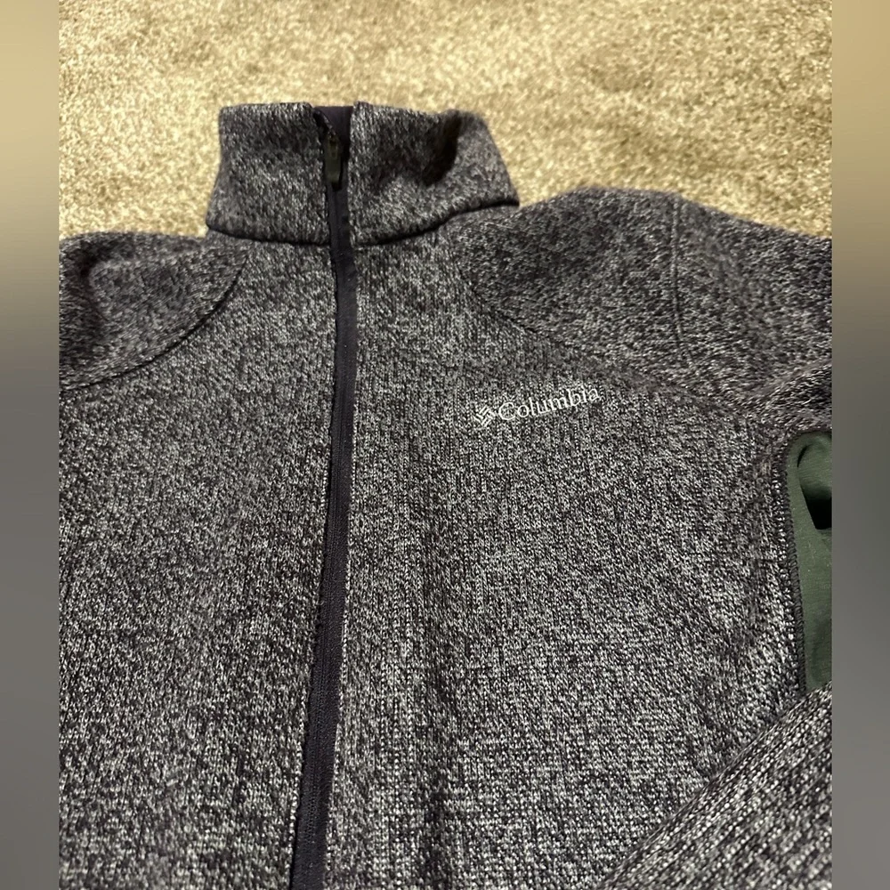 Columbia Heathered purple/gray wind breaker jacket size medium - Picture 2 of 10